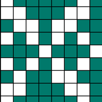 Blue and green