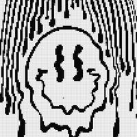 Smiley front set in pattern