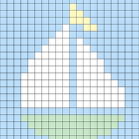 Sailboat motif