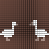 two geese