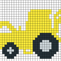 Dump Truck Duplicate Stitch