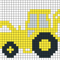 Dump Truck Duplicate Stitch