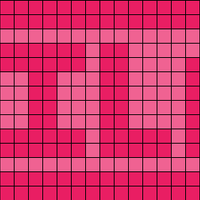 two shades of pink