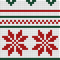 Fair Isle Stocking LEG