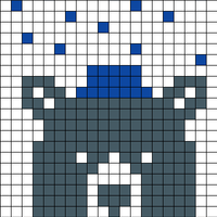 teddy & snow hat
