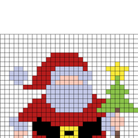 Santa with Tree
