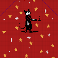 red cat jumper