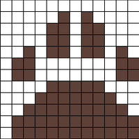 Paw print small