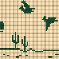 Copy of v2 Dino + Dactyl + Cacti + Cloud + more Dactyl
