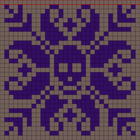 Copy of skull snowflake