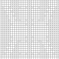 Cable chart for vest