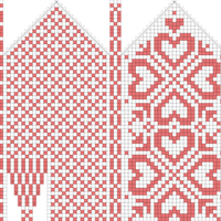 Heart Mittens