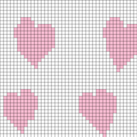Heart scarf