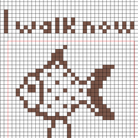 I walk now fish