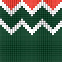 Zig Zag Mitten