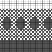 Checkerd pattern hat 