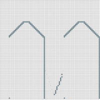 Blank mitten chart