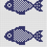 Copy of Copy of Copy of Copy of Copy of Blue Fish Chart Knitting