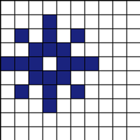 7x7 snowflake