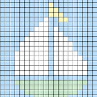 Copy of Sailboat motif