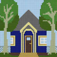 Copy of Gingerbread House Pillow