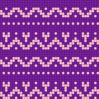 Fair Isle pattern 8 st rep