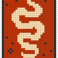 Snake tapestry