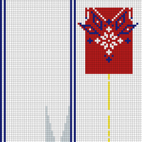 Nordic Snowflake glove