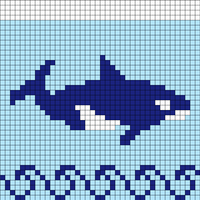 Whale hot waterbottle