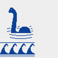 Loch Ness Monster front right