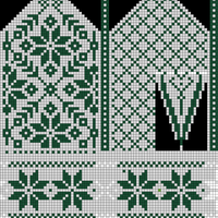 Copy of Nordic Mittens with Cuff