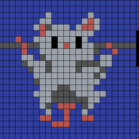 Squating Gym Rat Crochet Tapestry.jpg