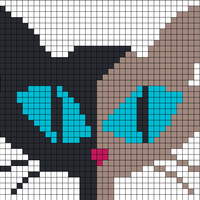 cat face wide 45 width 