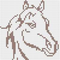 Copy of horse head sagoma