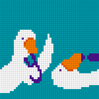 silly goose scarf