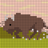 Bison going home