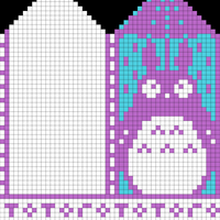 Totoro Mittens Right Hand
