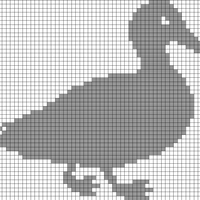 Duck Facing Right
