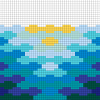 Waves and sun