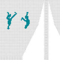 Silly walk top - left/back