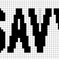 Copy of alphabet for bunting or smth
