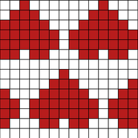 Copy of Queen of Hearts Right side up Spaced