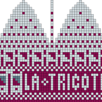 La Tricoteuse Gray Background 80x30