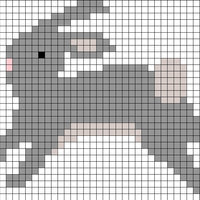 Leaping rabbit