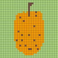 Orange hungry Caterpillar