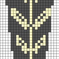 Top down sweater leaf