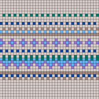 flower fair isle bulky