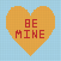 Be Mine Candy Heart