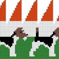 WIRE HAIRED TERRIER simplified colours and Ireland background