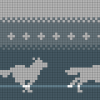 Copy of Copy of Copy of Copy of Copy of Copy of Copy of Running Wolves Wolf (50 stitches)